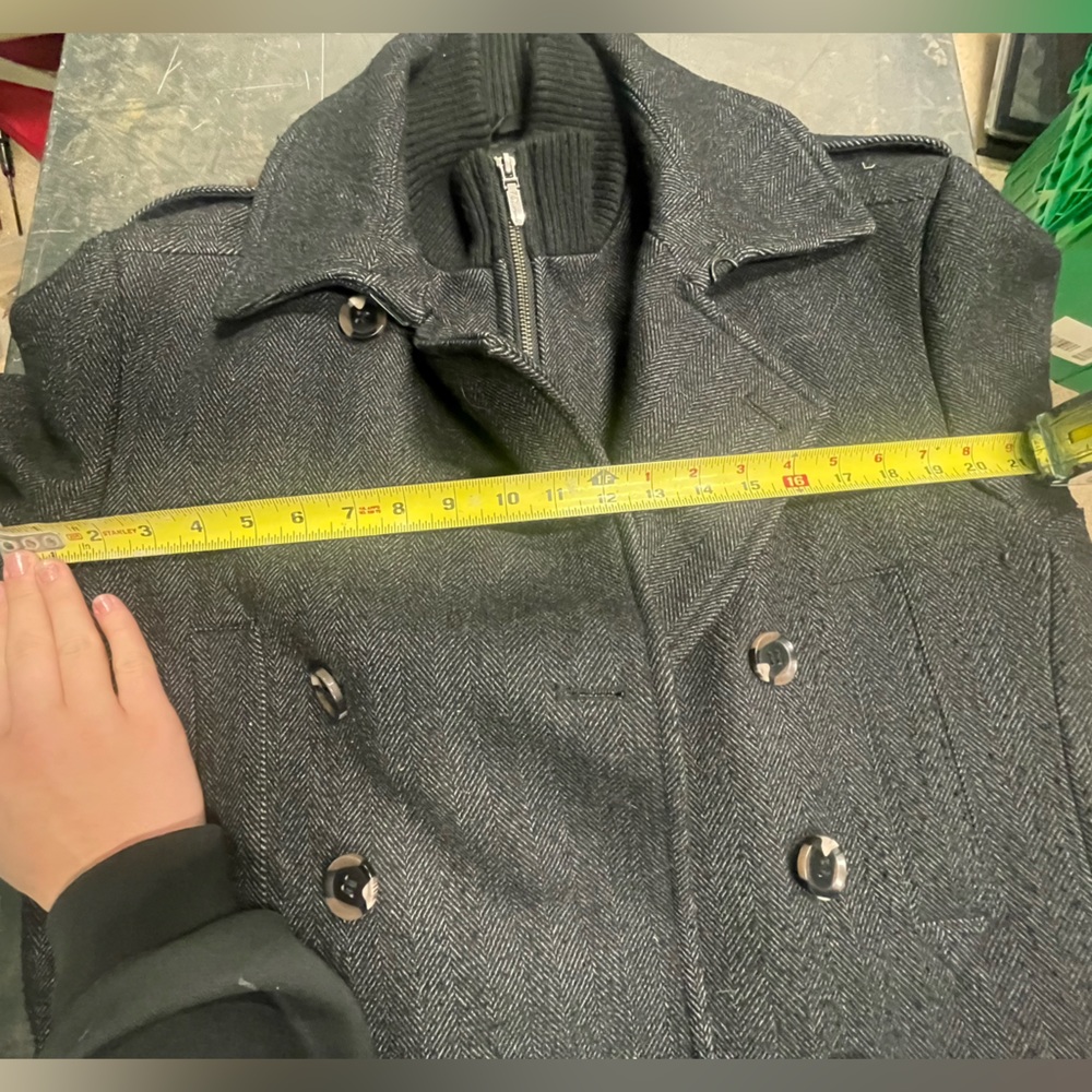 Men’s 7 Diamonds Coat Peacoat Jacket (EUC) - Picture 8 of 8